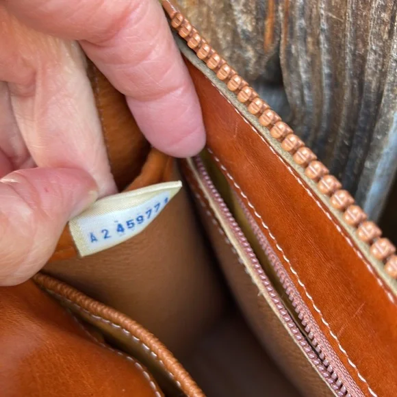 Vintage Dooney Bourke Purse 90s Crossbody Black Pebbled Leather USA Shoulder Bag - Picture 8 of 14